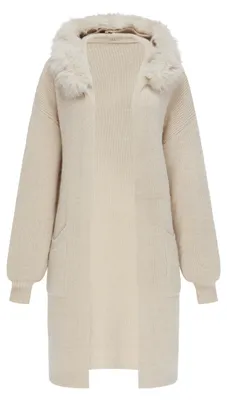 Image de Gilet en tricot pour femme SIDONA - beige, taille S