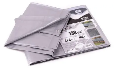Obrázek produktu pro Plachta 130g ŠEDÁ 4x6m