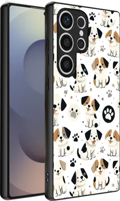 Image de Étui pour téléphone Smartphonica
Convient au Samsung Galaxy S25 Ultra avec impression de chien - Coque arrière en TPU
design chien