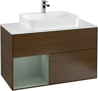 Produktbild von Villeroy & Boch F361GMGN Waschbeckenunterschrank Finion F36