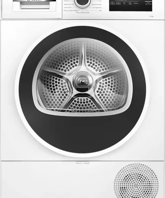 Immagine prodotto di Bosch Serie 4 WTH85218II asciugatrice Libera installazione Caricamento frontale 8 kg Nero, Bianco