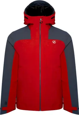 Produktbild von Dare 2B - "The Jenson Button Edit - Diluent" Bunda, nepremokavý recyklovaný materiál pre mužov RG7760 (M) (Bright red/grey)