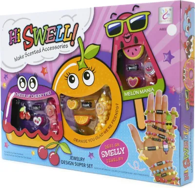 Produktbild von Großes Perlen Set Schmuck Basteln Armbänder Duftperlen Kreatives Spielzeug für Mädchen