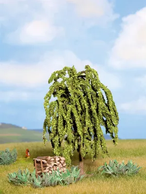 Produktbild von NOCH Trauerweide, Modellbau Baum 11 cm, realistische Details für die Spurweiten H0, TT, N