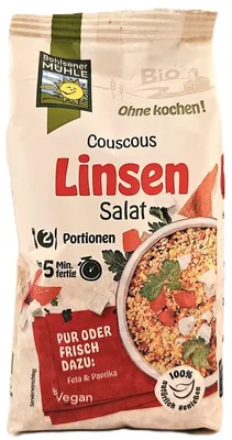 Image de Salade de couscous aux lentilles 165g