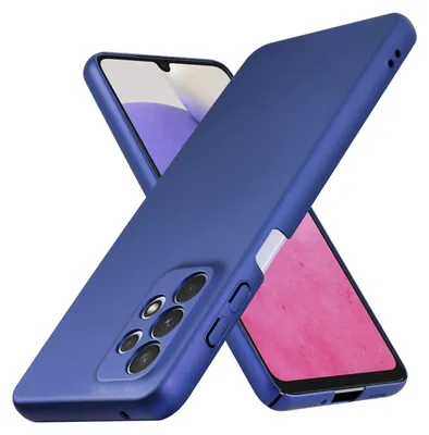 Immagine prodotto di Cadorabo cover per Samsung Galaxy A33 5G cover protettiva in blu custodia rigida per telefono cellulare cover case