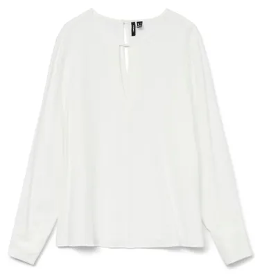 Productafbeelding van Vero Moda VMSONJA top, blouse, voor volwassenen, dames, wit, wit/sneeuwwit, effen