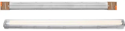 Produktbild von Ledvance LED Feuchtraumwannenleuchte Damp Proof Essential Grau IP65 150cm 2 x 19W G13 4370lm neutralweiß 4000K