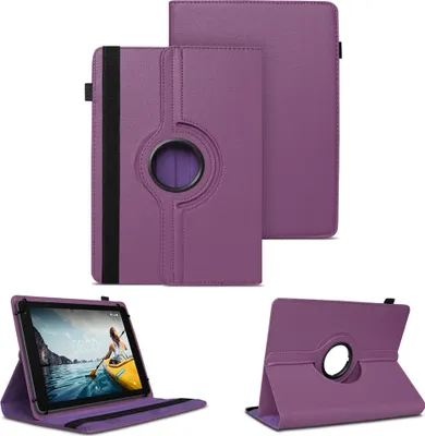 Produktbild von Schutzhülle für Tabwee Tablet T20 T50 T80 T90 W90 Hülle Tasche 360 Grad DrehbarFarben:Lila