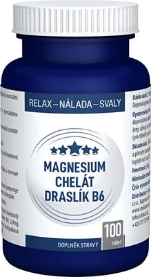 Obrázek produktu pro Magnesium chelát + Draslík B6 100 tablet