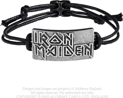 Produktbild von Iron Maiden - Logo Armband