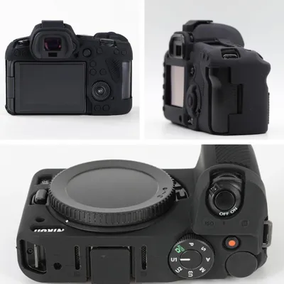 Zdjęcie produktu dla INF Silikonowe etui 1500D do aparatu Canon DSLR – czarna osłona ochronna