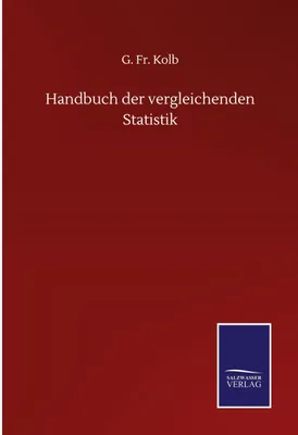 Produktbild von Handbuch der vergleichenden Statistik