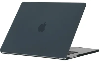 Produktbild von Mobigear Schutzhülle für MacBook Air 15 Zoll (2023-2026), Hartschalenhülle, MacBook Case - Schwarz - Modell A2941 / A3114 / A3241 / A3448