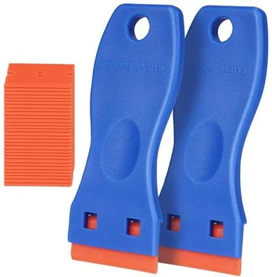 Image de Grattoir en plastique à 30 lames - Blauw - Outil de nettoyage .