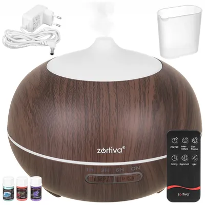 Obrázek produktu pro Zortiva 28216 Zvlhčovač vzduchu s ionizátorem 400 ml, tmavě hnědý