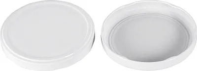 Produktbild von Twist-off-Deckel, Ø 100mm, weiß