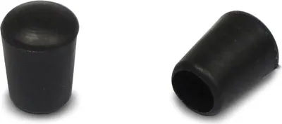 Produktbild von Ajile, 24 Stück, Schutzkappe aus Gummi für Rohraußen,Ø 5 mm, Schwarz, EVT105x24