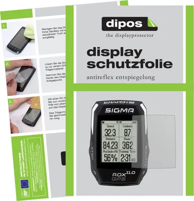 Produktbild von 3x Schutzfolie für Sigma Rox GPS 11.0 matt Displayschutzfolie Folie Display Schutz dipos