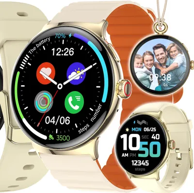 Zdjęcie produktu dla Smartwatch Zegarek Naszyjnik Damski Rozmowy Automatyczna Odpowiedź Sms Pl