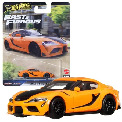 Produktbild von Hot Wheels Fast & Furious 2020 Toyota Supra, Auto, 3 Jahr(e), Metall, Orange