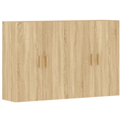 Produktbild von Wandschränke 2 Stk. Sonoma-Eiche Holzwerkstoff