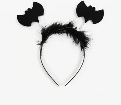 Produktbild von 4-teiliges Halloween-Cosplay-Kostüm für Mädchen, schwarzer Netzrock mit Stirnband, Fledermausflügel, Zauberstab, Party-Requisiten