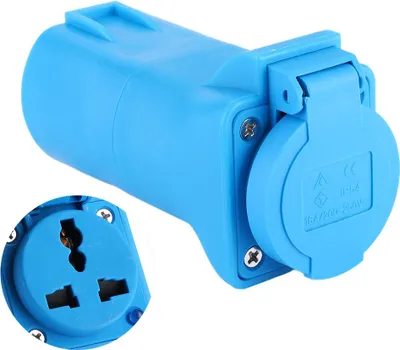 Produktbild von Ladesäulen-Adapter, Steckdosen-Konverter, Konvertierungsstecker für Wohnmobil, Wohnmobil, Wohnwagen, 16 A, 200–250 V