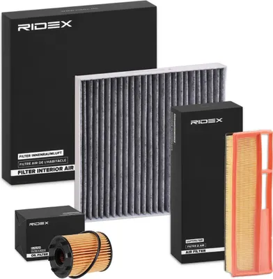 Produktbild von RIDEX Filterset Inspektionspaket Filtersatz für FIAT 500 (312) 500 C (312)