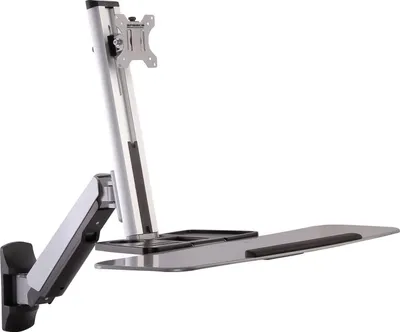 Produktbild von SpeaKa Professional Monitor-Wandhalterung SP-MM-705 1 Display(s) 33,0 cm (13) - 81,3 cm (32) Silber Höhenverstellbar,