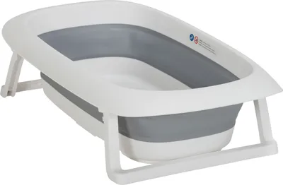 Produktbild von Puck Faltbare Badewanne M Weiß / Grau