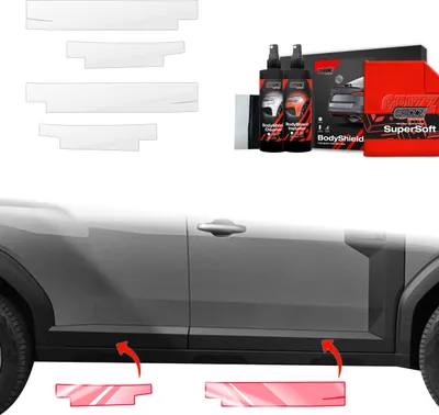 Zdjęcie produktu dla Folia ochronna 4 w 1 Grizz Protector na progi – Dacia Duster (2024–2025)