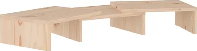 Produktbild von vidaXL Monitorständer 60x24x10,5 cm Massivholz Kiefer