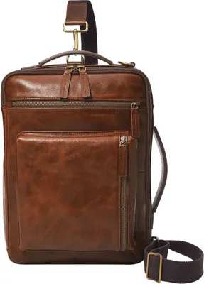 Produktbild von FOSSIL Businesstasche Umhängetasche mit Laptopfach Buckner Bag Cognac braun