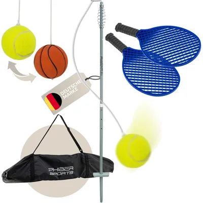 Image de Ensemble Swingball, modèle amélioré 2026, durable, pour l'extérieur et le jardin