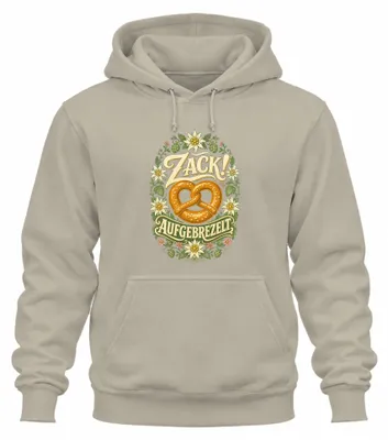 Zdjęcie produktu dla Zack! Koszulka w stylu bawarskim, spodnie skórzane, spódnica Dirndl, bluza z kapturem, bluza, motyw: natura, rozmiar: XL