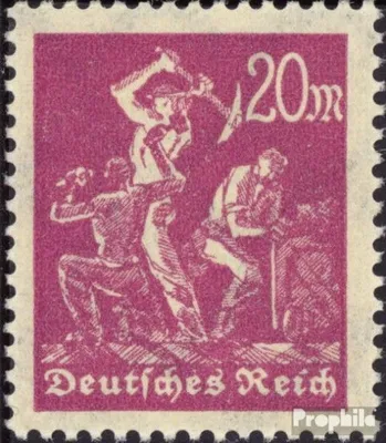 Produktbild von Briefmarken Deutsches Reich 1922 Mi 241  gestempelt Arbeitergruppen / Ergänzungs-Werte