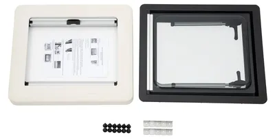 Productafbeelding van Ventilatievenster, duurzame materialen, verstelbare openingshoek, zwart