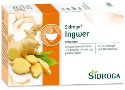 Productafbeelding van Sidroga Gemberkruidenthee, 20 filterzakjes