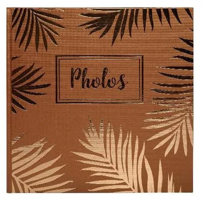 Image de Exacompta 2x Album photos livre 30 pages noires Format 25x25cm PALMA Or 16309E