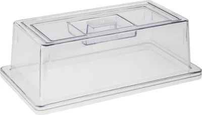 Produktbild von APS 11043 Abdeckhaube GN 1/3, Polycarbonat, 32,5 x 17,6 cm, Höhe 10,5 cm, Germany