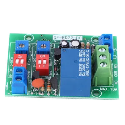 Image de RD72-DC-12V Module relais ON OFF à cycle infini Interrupteur de déclenchement à retardement Relais à boucle infinie