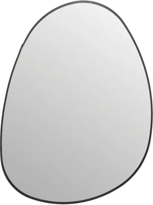Image de Miroir rétro avec cadre métallique Rosalia, 55 x 75 cm