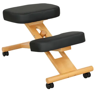 Produktbild von Kniestuhl Ergonomischer Kniehocker mit Rollen Sitzhocker zur Verbesserung der Nackenschmerzen für Zuhause und Büro