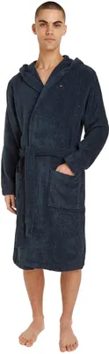 Produktbild von Tommy Hilfiger Herren Icon Bademantel, Blau XL