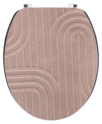 Immagine prodotto di TENDANCE | Sedile per WC - Sedile per water - rosa - 37 x 44 cm - Coperchio per WC - Accessori per il bagno - Moderno - Bagno