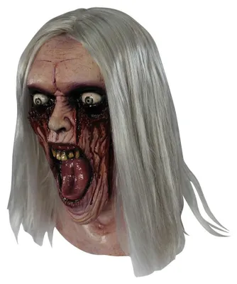 Obrázok produktu pre Masky na tvár zo silikónu s motívom zombie, vhodné na halloweenske párty
