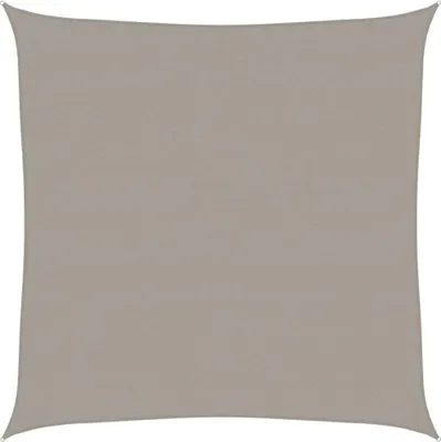 Obrázok produktu pre Slnečná plachta 160 g/m² štvorcová svetlosivá 7x7 m HDPE
