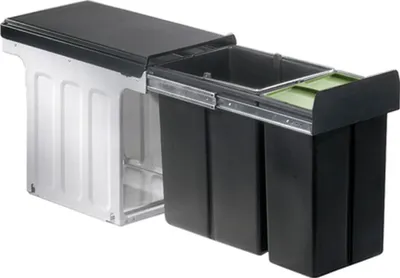 Image de NaberDouble Master. Collecteur de déchets, anthracite.  - Poubelle