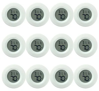 Produktbild von Eingebautes elektronisches Digitalthermometer, Weiß
